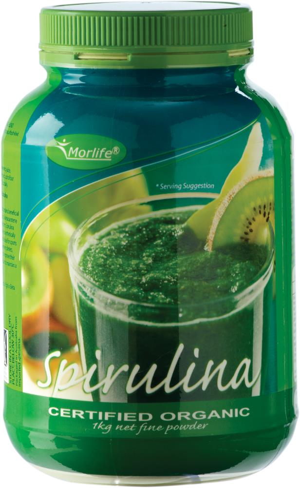 Morlife Certified Organic Spirulina Powder 1kg