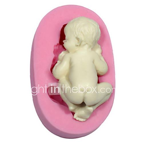 Mold Sleeping Baby For Pie For Cookie For Cake Silicone Eco-friendly High Quality 3D