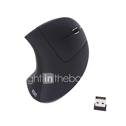 MODAO 2.4G Ergonomic Vertical Mouse 6 Keys with Built-in Lithium Battery