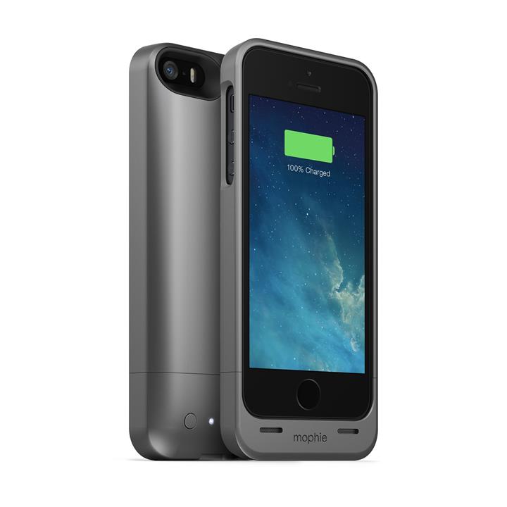 Mophie Juice Pack Helium Battery Case 1500 mAh for iPhone 5S/5/SE - Metallic Black