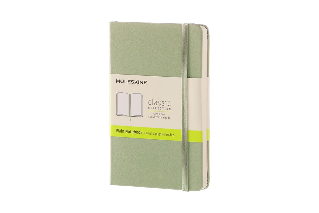 Moleskine - Classic Hard Cover Notebook - Plain - Pocket - Willow