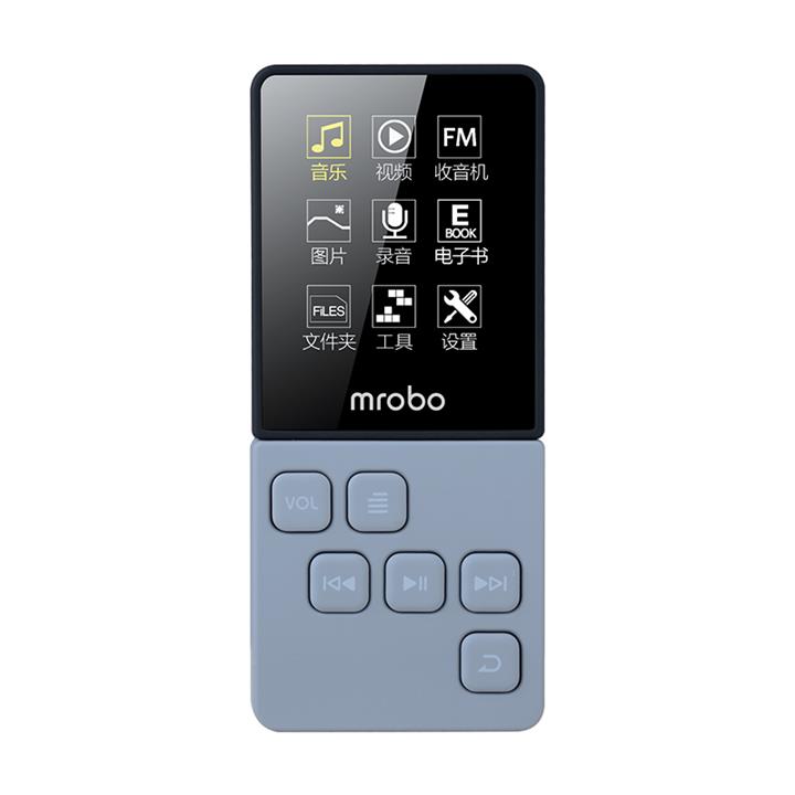 Mrobo C6 8GB FM Radio Receiver MP3 Music Player Voice Record Support 64G TF Card E-book