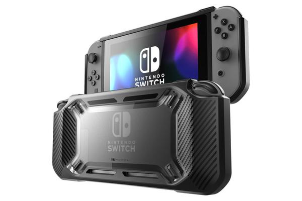 Mumba Nintendo Switch Rugged Hybrid Protective Case - Black Game worry-free!