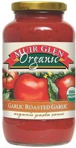 Muir Glen Pasta Sauce Roasted Garlic Org 723gm