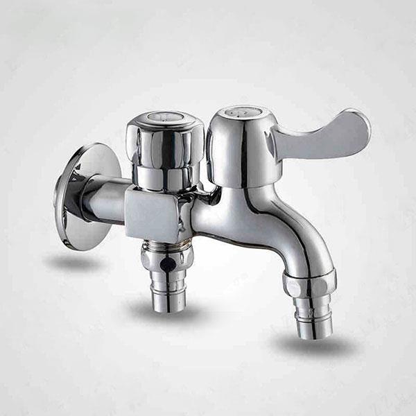 Multifunctional Double Outlet Taps Dual Connect Washing Machine Faucets Bathroom Garden Mop Pool