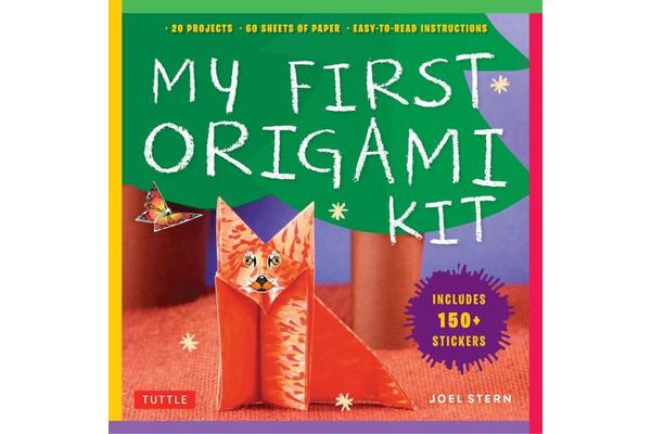 My First Origami Kit - [Origami Kit with Book, 60 Papers, 150 Stickers, 20 Projects]