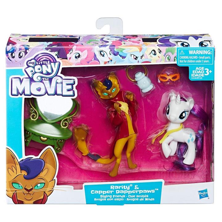 My Little Pony Rarity & Capper Dapperpaws Styling Friends Set