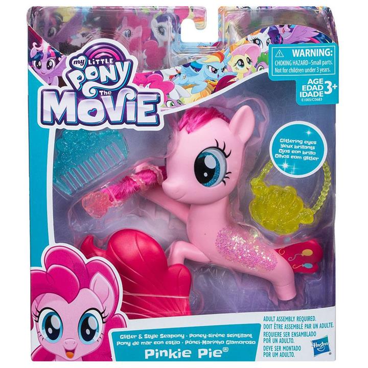 My Little Pony Glitter & Style Seapony Pinkie Pie - 6 Inch Figure