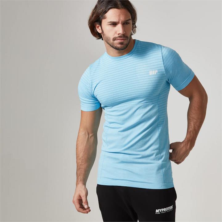 Myprotein Men's Seamless T-Shirt - XXL - Light Blue