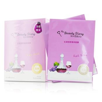 My Beauty Diary Mask - Red Vine Revitalizing (Radiance & Revitalizing) 8pcs Skincare