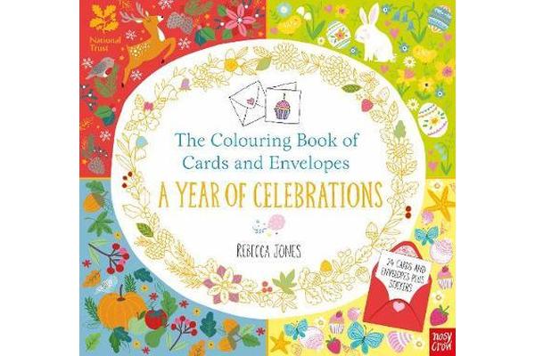 National Trust - The Colouring Book of Cards and Envelopes: A Year of Celebrations