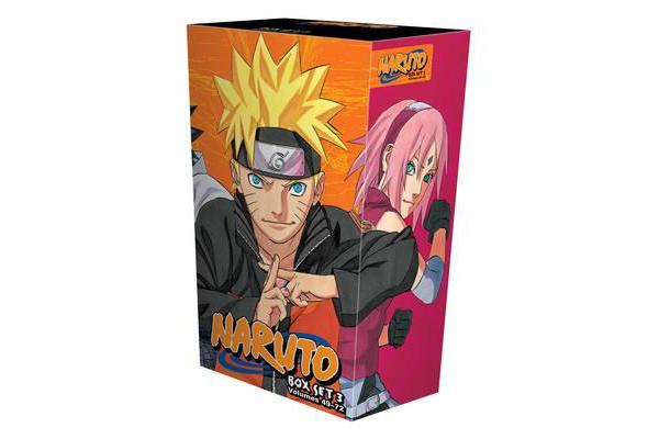 Naruto Box Set 3 - Volumes 49-72 with Premium