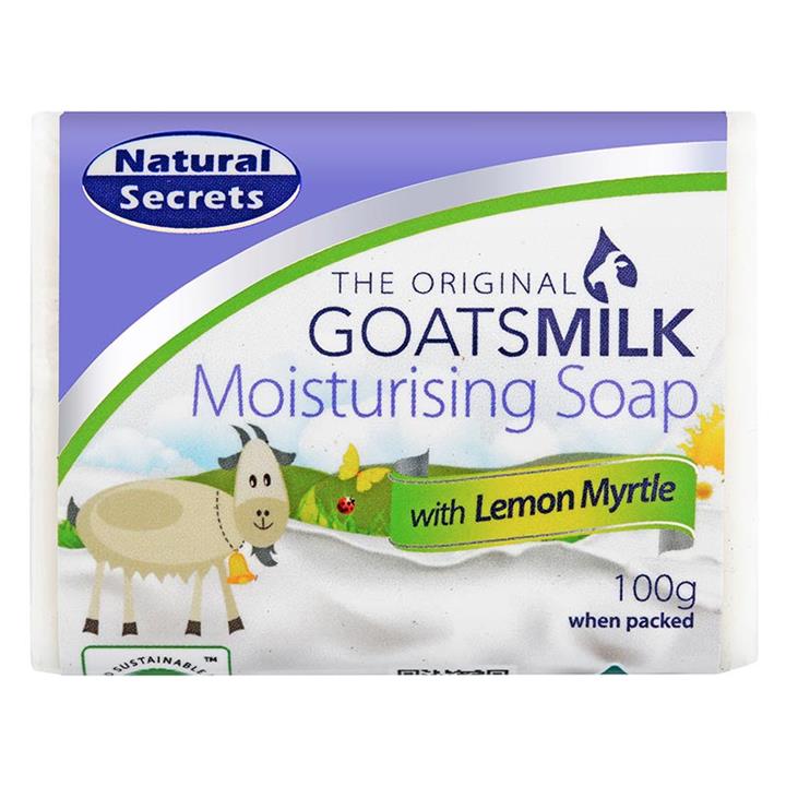 Natural Secrets Goats Milk Soap with Lemon Myrtle 100g