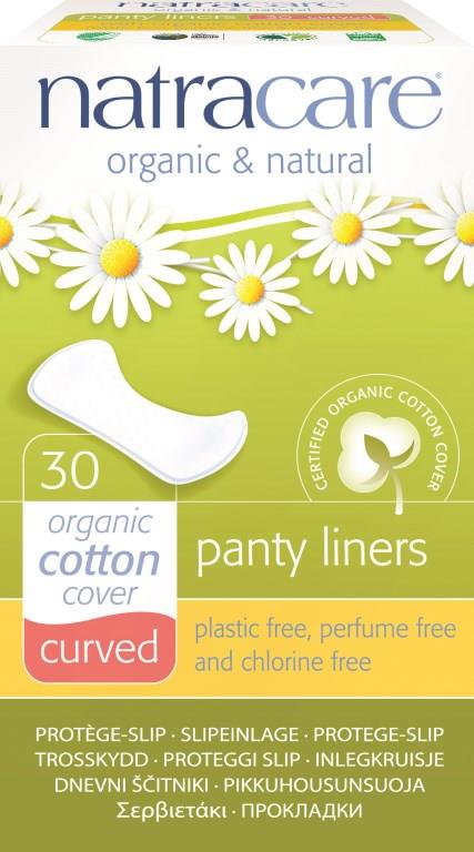 Natracare Natural Panty Liners Curved X 30