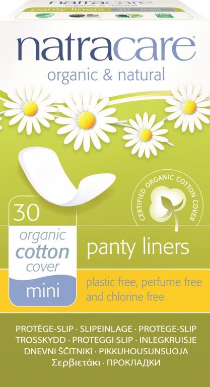 Natracare Natural Panty Liners Mini Breathable X 30