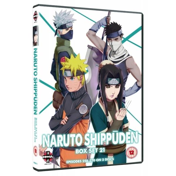 Naruto Shippuden Box Set 21 Episodes 258-270 DVD