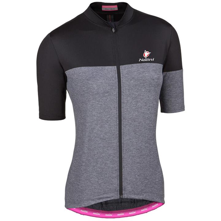 Nalini Women's Hug Short Sleeve Jersey - Black/Grey - XS - Black/Grey