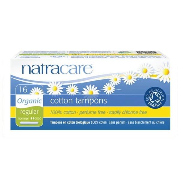 Natracare Certified Organic Cotton Applicator Tampons 16x Super