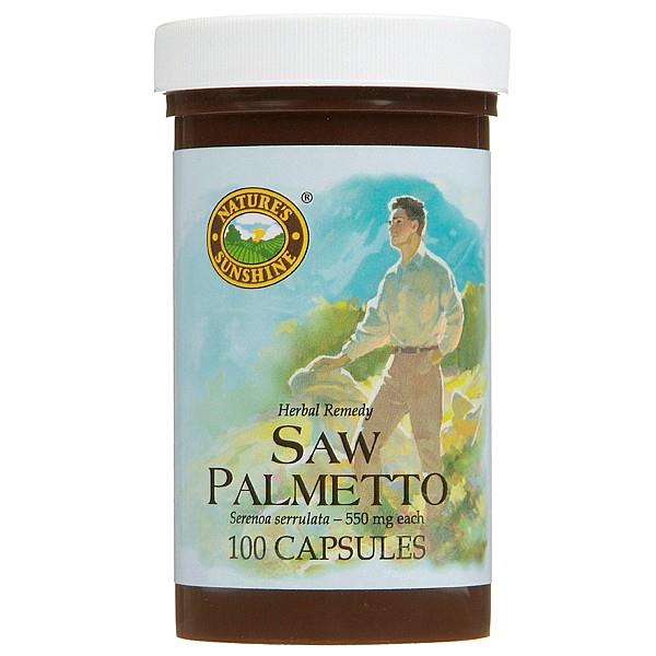 Nature's Sunshine Saw Palmetto 550mg 100 capsules