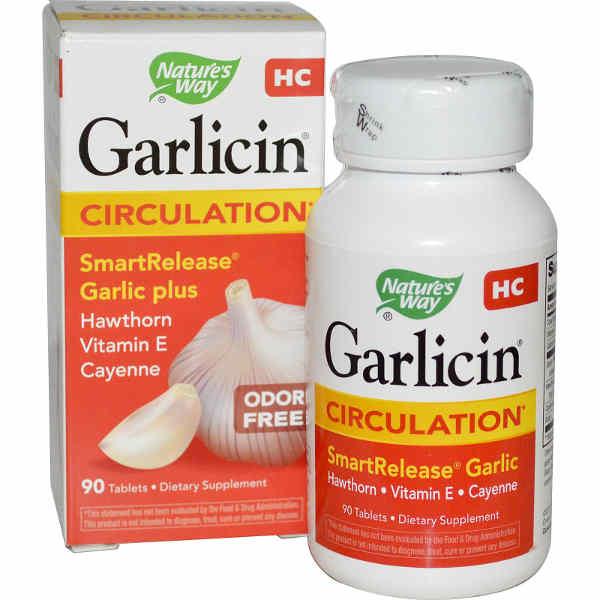 Nature's Way Garlicin - Healthy Circulation Formula 90 tablets