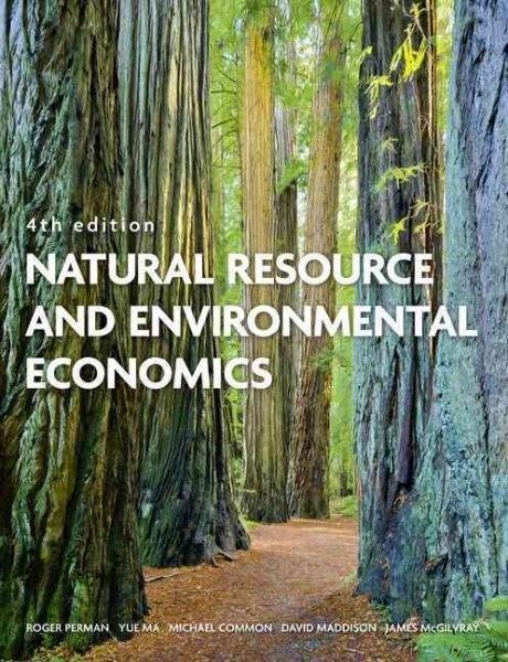 Natural Resource And Environmental Economics