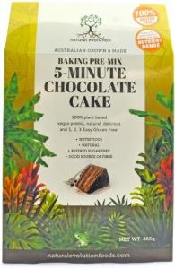 Natural Evolution Baking Pre-Mix 5-Minute Chocolate Cake G/F 465g