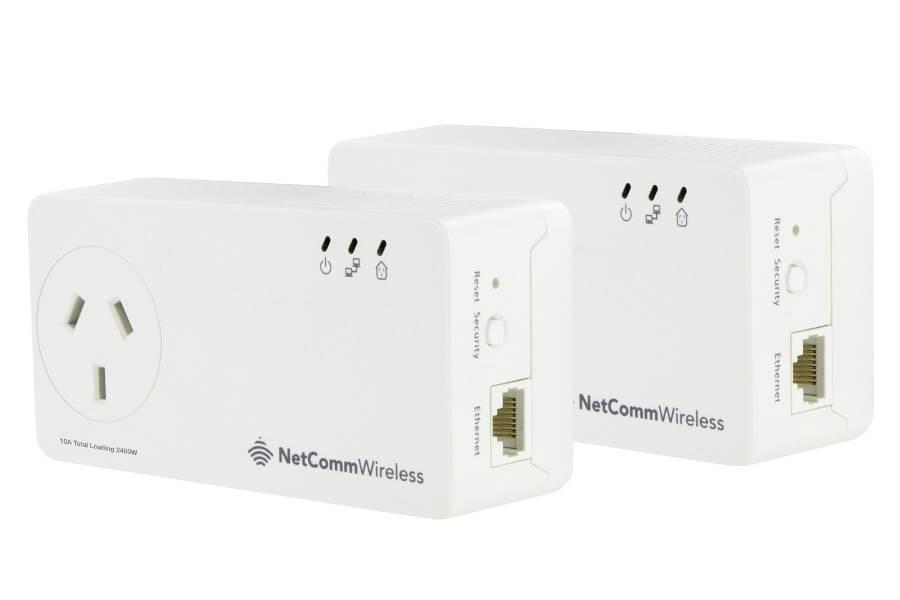 Netcomm Np511 500Mbps Powerline Kit With Ac Pass-T