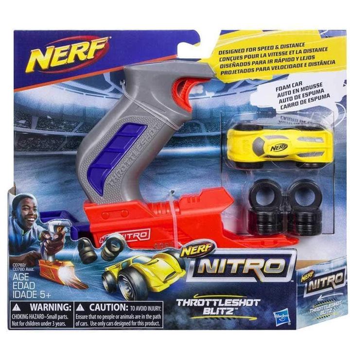 NERF Nitro Throttleshot Blitz Blaster - Grey