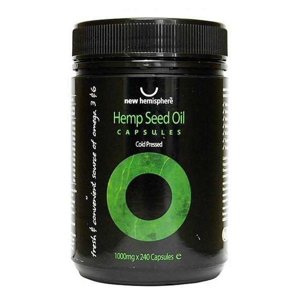 new hemisphere Hemp Seed Oil - capsules 240 capsules