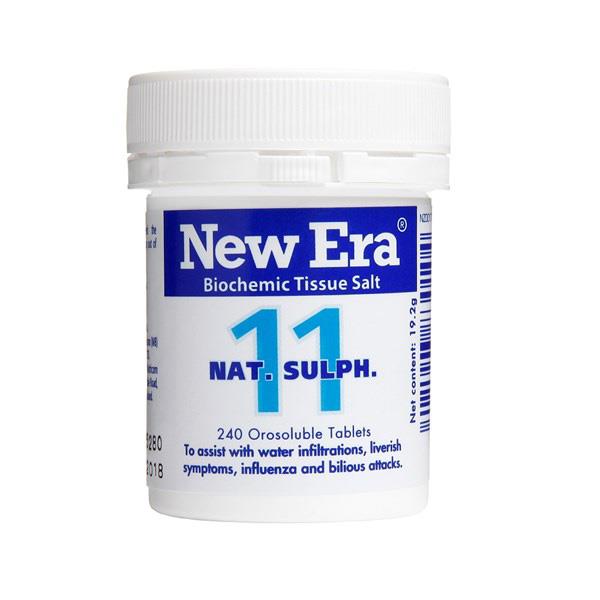 New Era No.11 Nat Sulph - Natures diuretic 240 orosoluble tablets