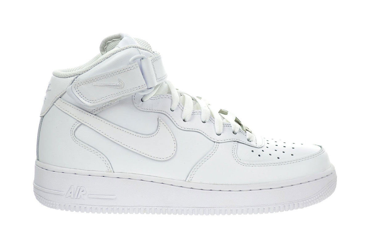 Nike Men's Air Force 1 Mid '07 Shoe (White, Size 7)