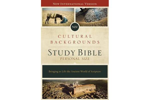 NIV, Cultural Backgrounds Study Bible, Personal Size, Leathersoft, Pink/Brown, Indexed, Red Letter Edition - Bringing to Life the Ancient World of Scr