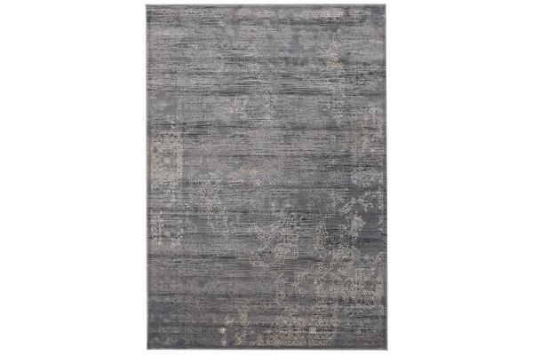 Nisa Transitional Rug Grey Charcoal Ivory 330X240cm