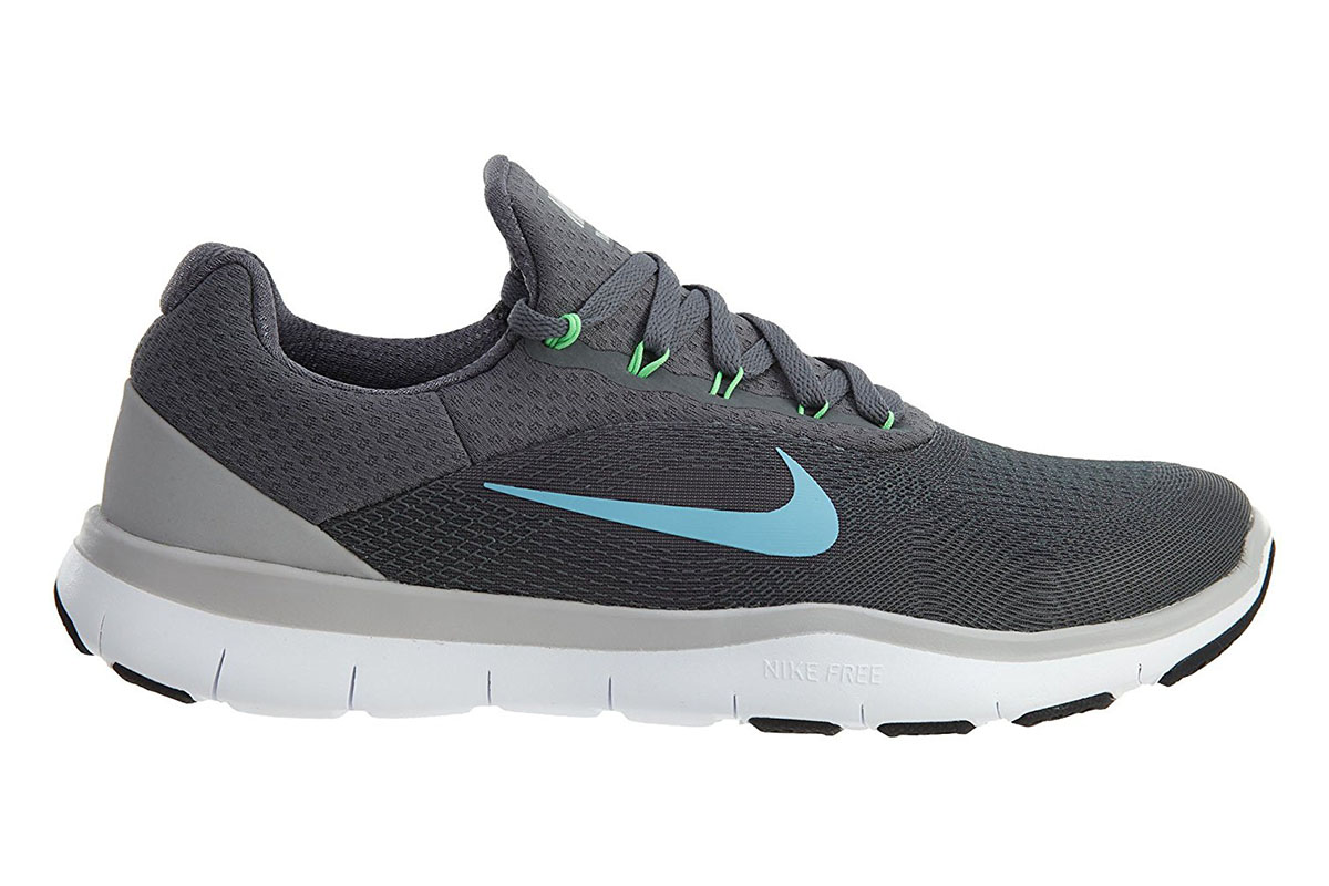 Nike Men's Free Trainer V7 Shoe (Dark Grey/Wolf Grey/Blue Fury, Size 8)