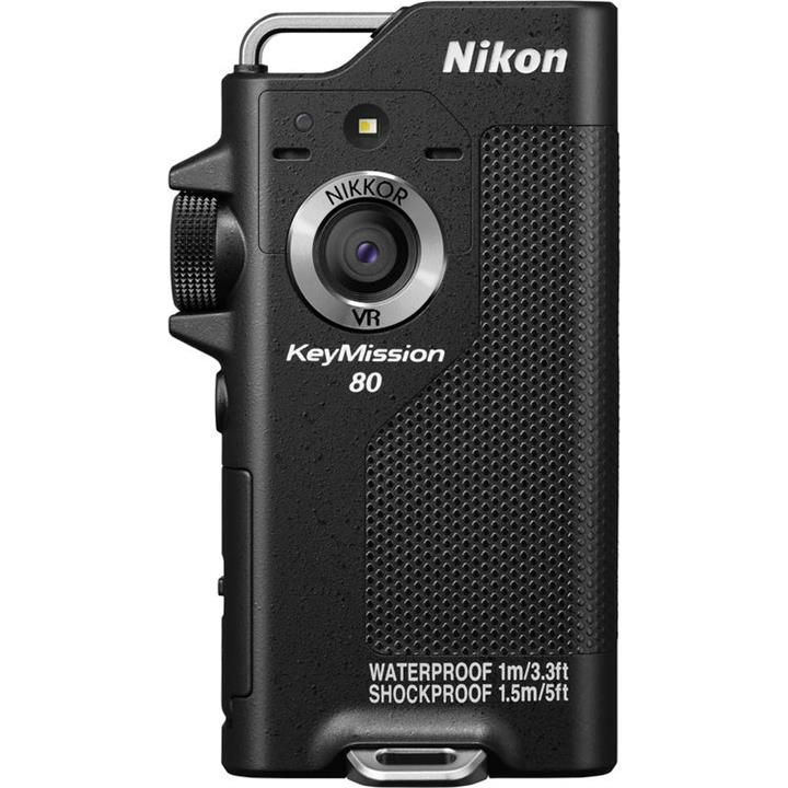 Nikon KeyMission 80 Black Wearable Digital Video Camera