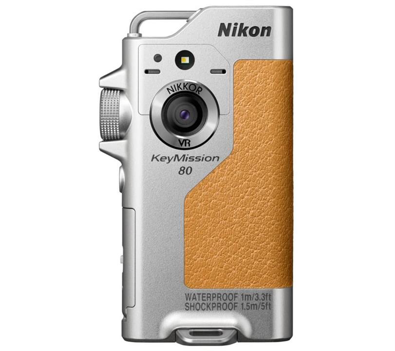 Nikon KeyMission 80 Silver Wearable Digital Video Camera