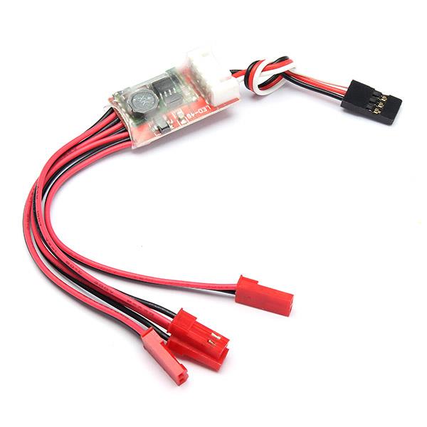 Night Flight LED Light Strips Controller Converter For 3S/4S/6S LiPo Battery