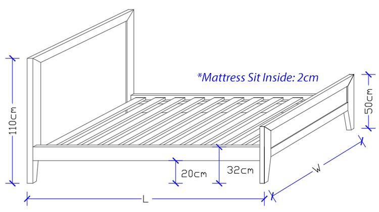 Norway Custom Timber Bed Frame 