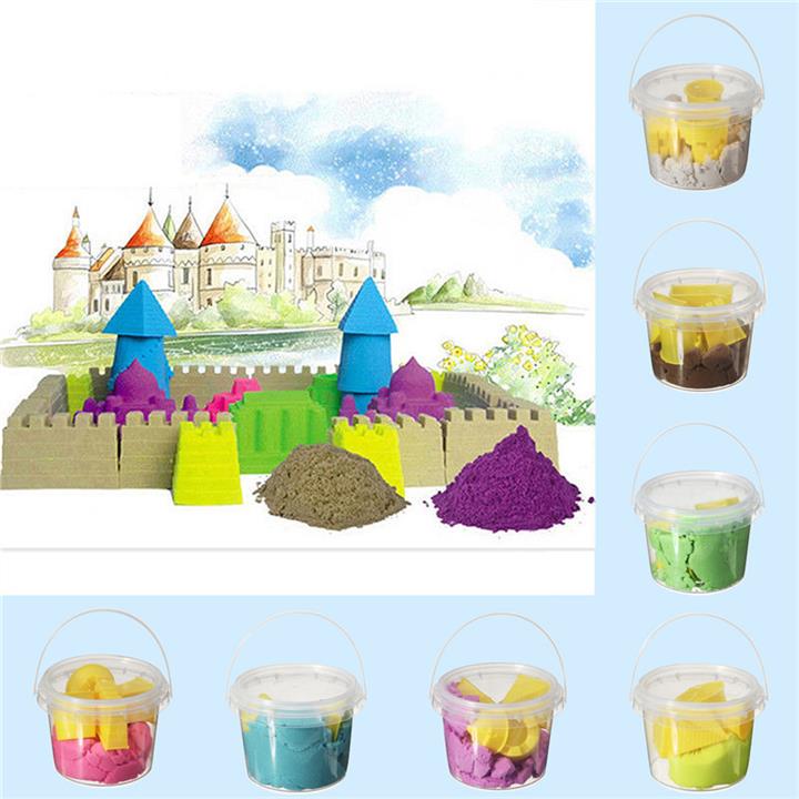 Non-Toxic Magic Motion Colorful Sand Toy Indoor Creative Craft For Children Kids Pottery Clay