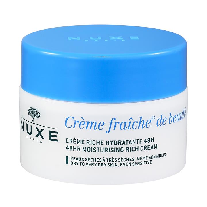 NUXE Creme Fraiche De Beaute 48HR Moisturising Rich Cr 1.7oz, 50ml