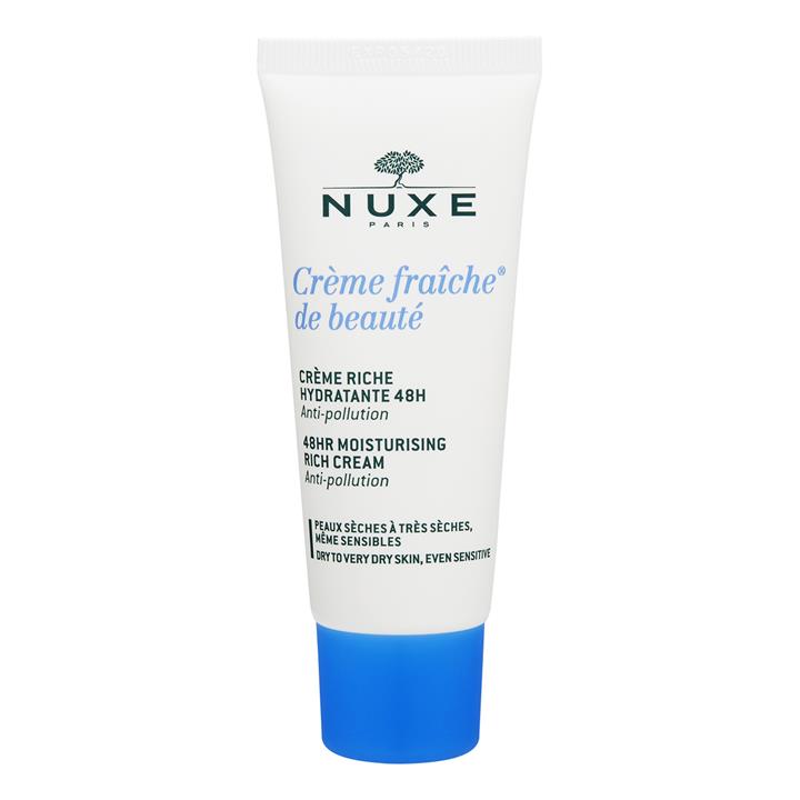 NUXE Creme Fraiche De Beaute 48 HR Moisturising Rich C 1oz, 30ml