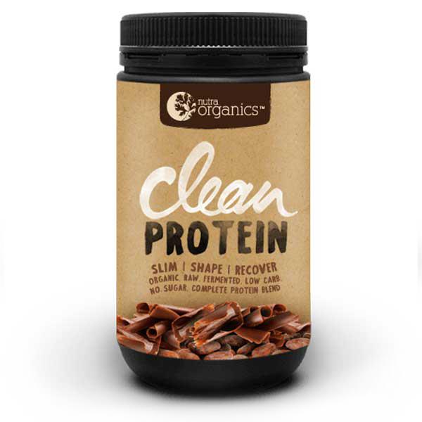 Nutra Organics Clean Protein Chocolate 500gm - Chocolate