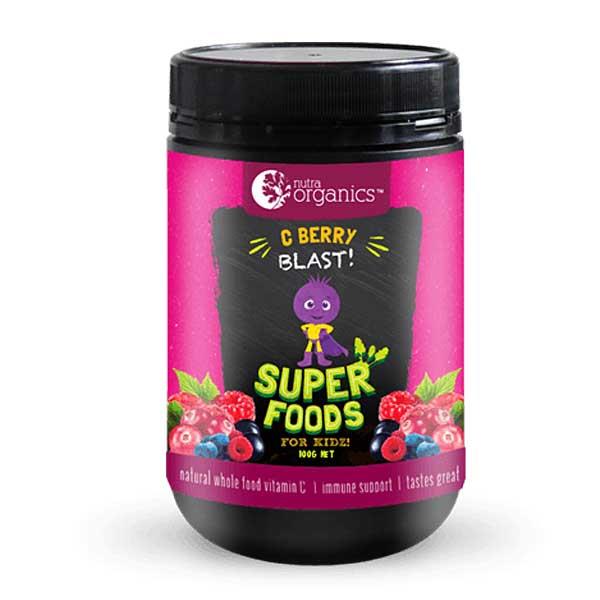 Nutra Organics Superfood for Kids C Berry Blast 100gm