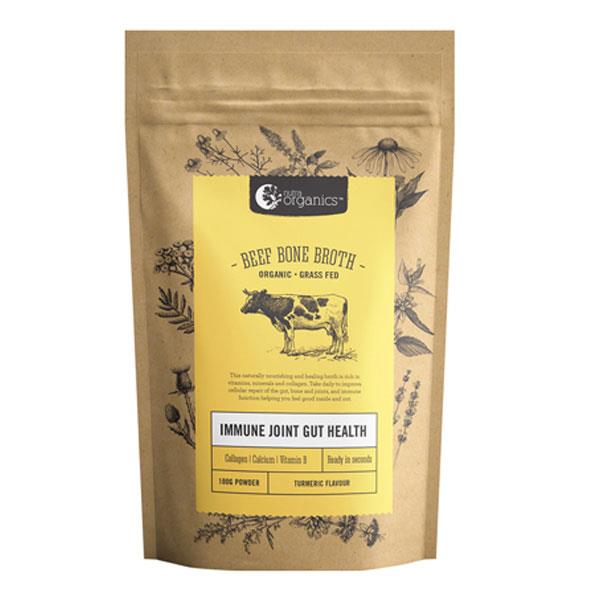 Nutra Organics Beef Bone Broth - Turmeric 100gm