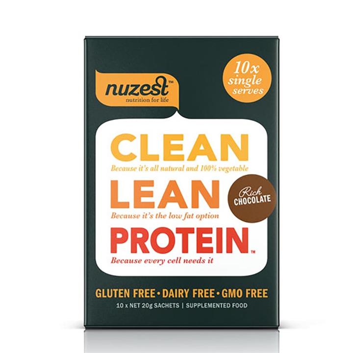 Nuzest Clean Lean Protein Box - Rich Chocolate (10 Single Sachets)