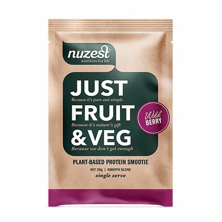 Nuzest Just Fruit & Veg Smoothie - Wild Berry (25g Sachet)