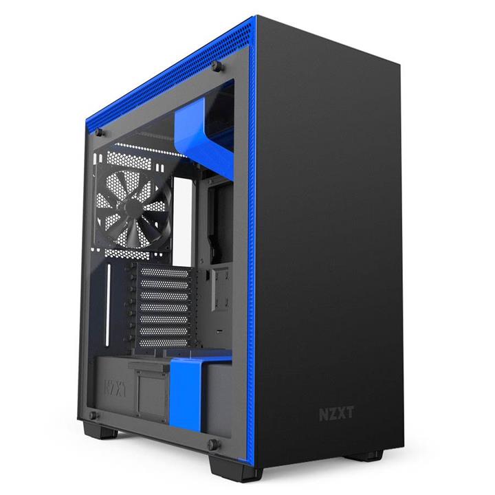 Nzxt Ca-H700w-Bl H700i Matte Black/Blue Smart Case