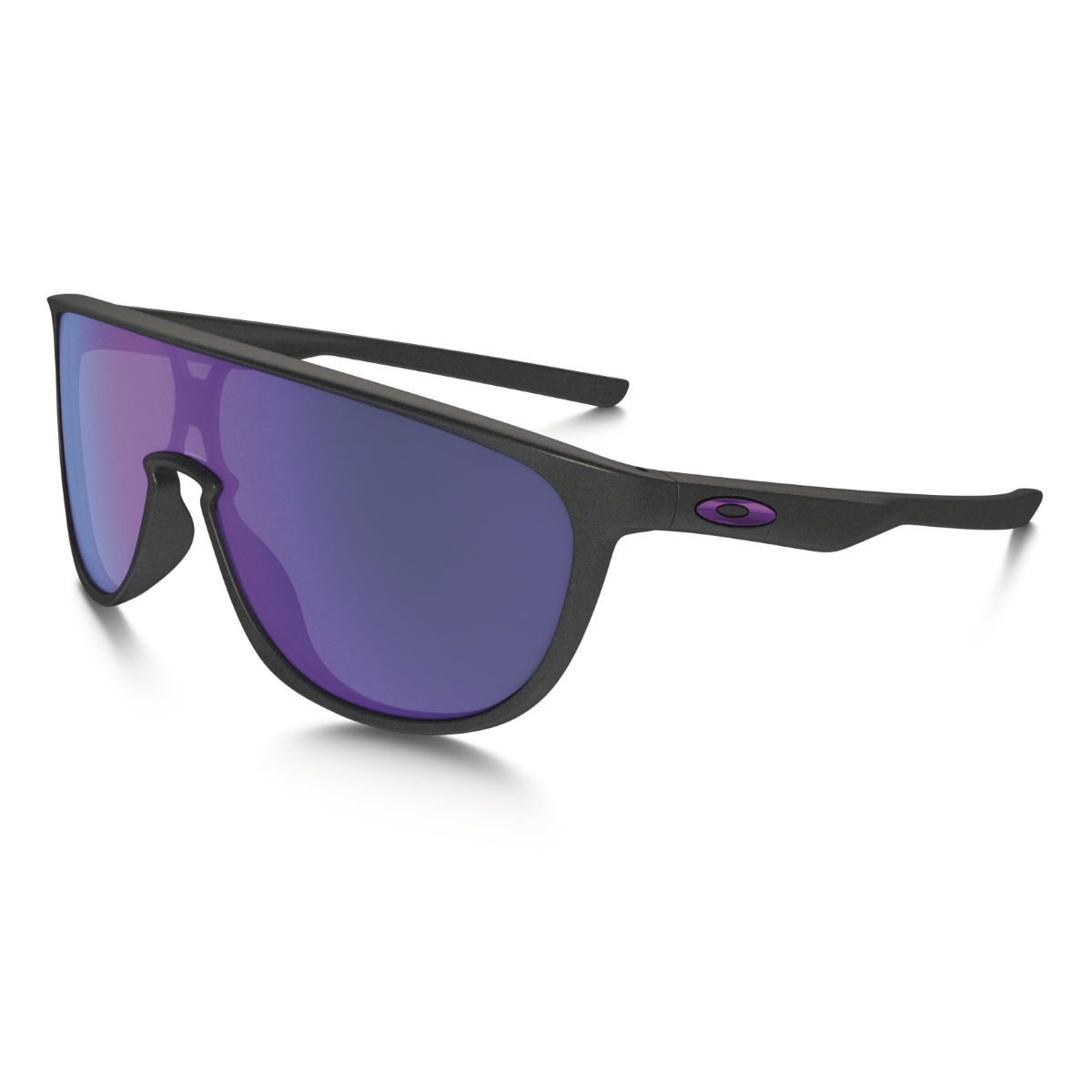 Oakley Trillbe Steel Violet Iridium Sunglasses - One Size Grey