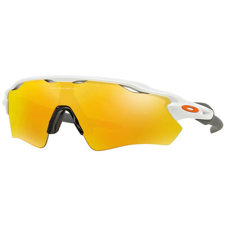 Oakley Radar EV Path Road Sunglasses - Polished White/Fire Iridium