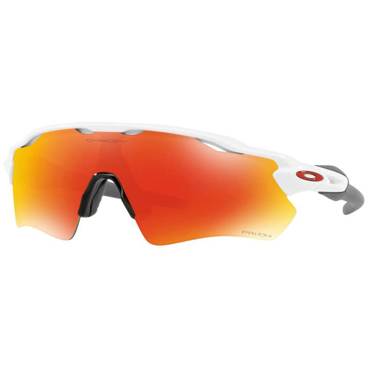 Oakley Radar EV Path Prizm Sunglasses - Polished White/Prizm Ruby